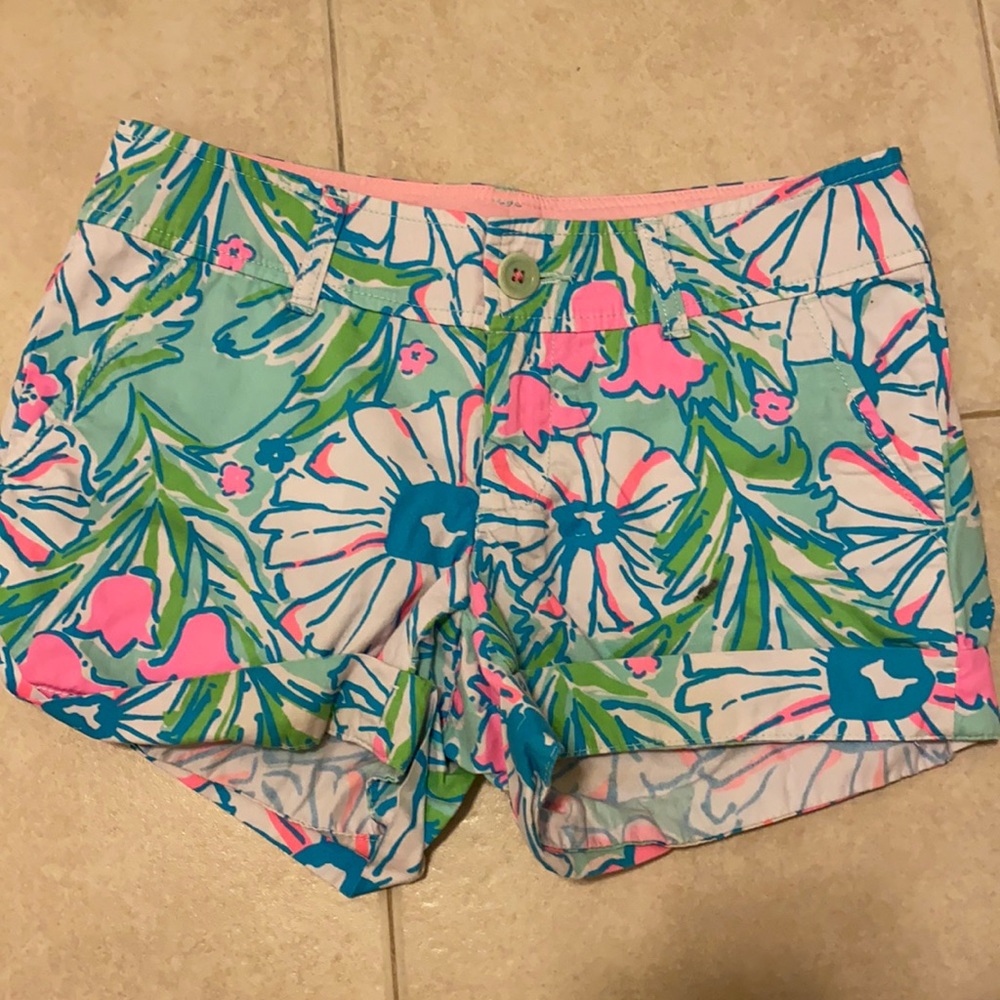Lilly Pulitzer floral shorts